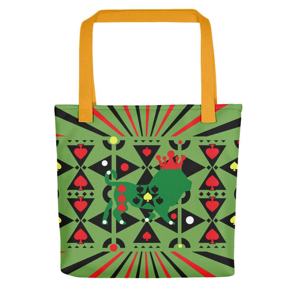 Tote King of Spades Yellow tote bag