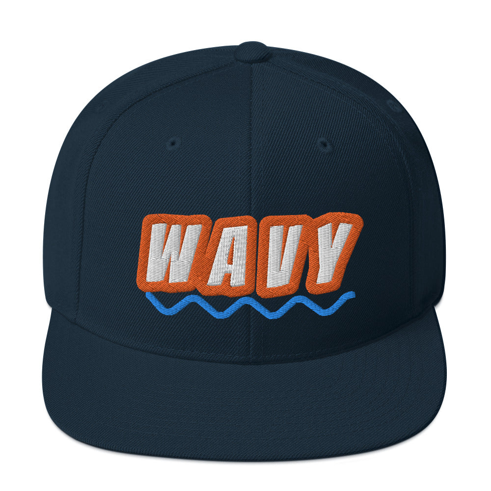 Wavy Snapback Hat - lyricxart