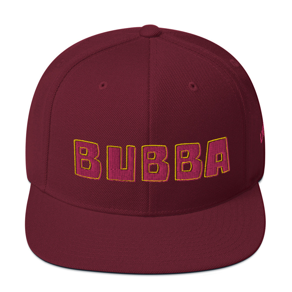 Bubba Snapback Hat Maroon