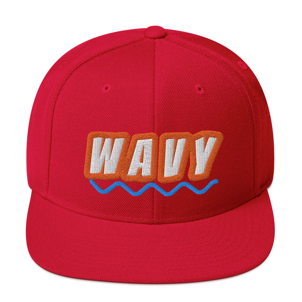 Wavy Snapback Hat - lyricxart