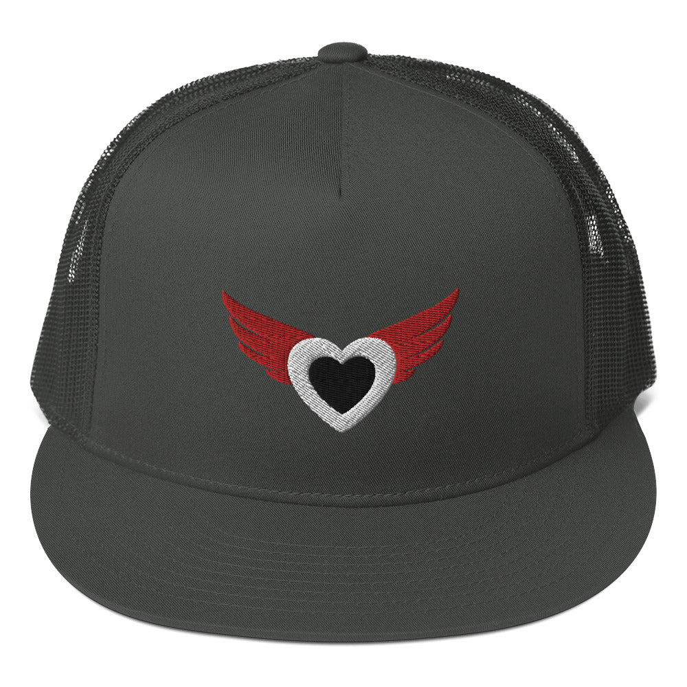 Fly Heart Trucker Cap