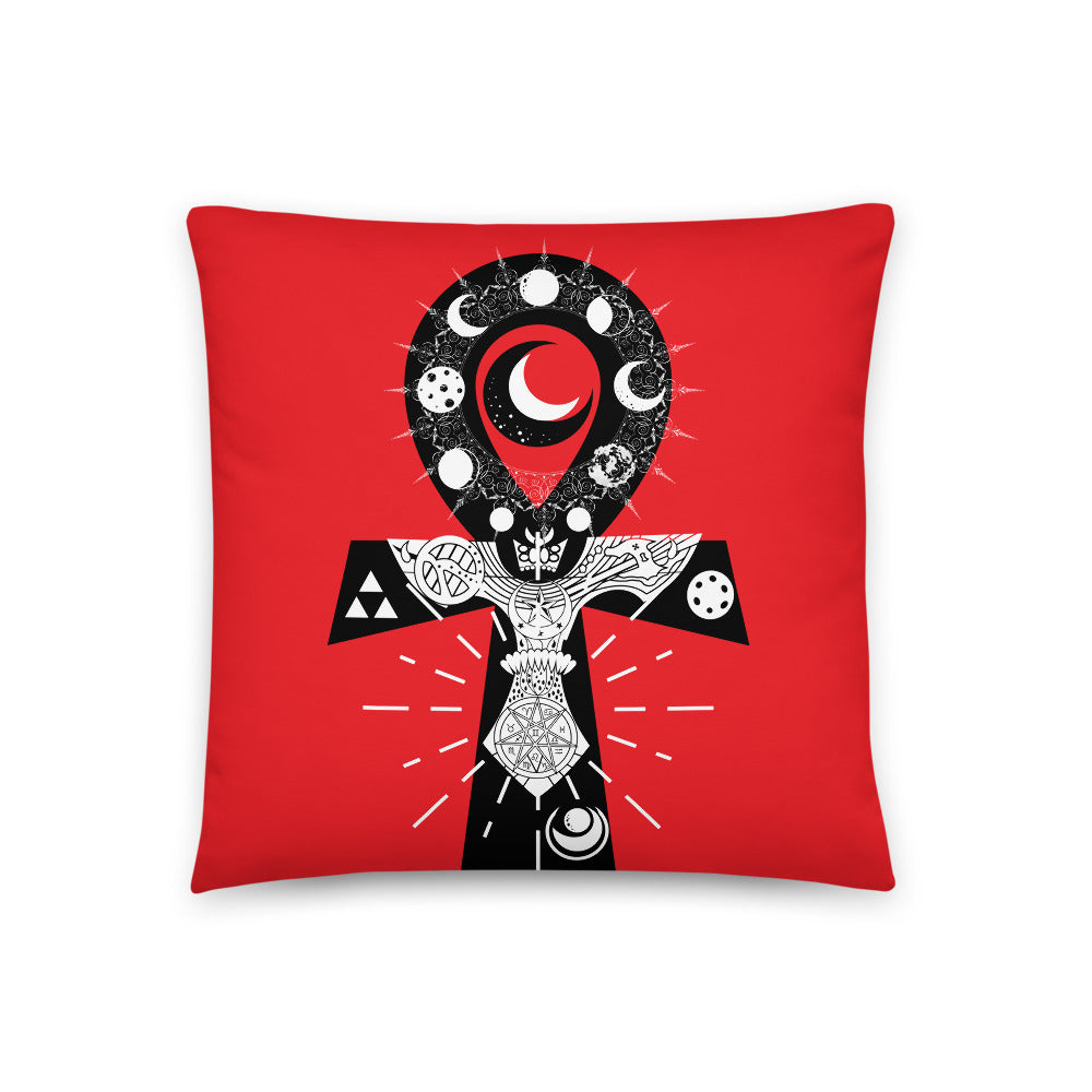 Pillow Egyptian Ankh - lyricxart