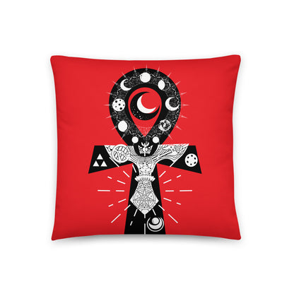 Pillow Egyptian Ankh - lyricxart