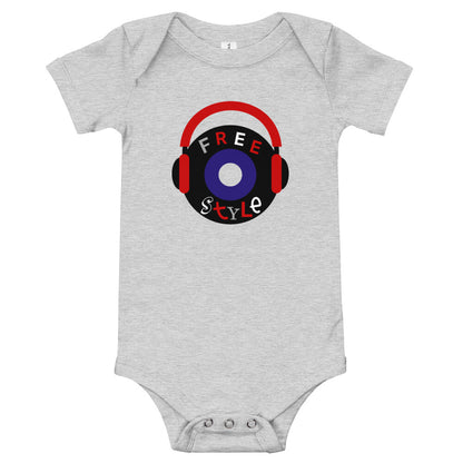 Baby Onesie Free Style Vinyl - lyricxart