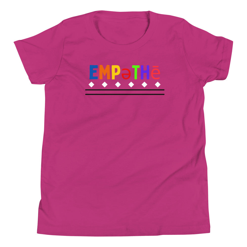 Empathy Youth Short Sleeve T-Shirt Berry