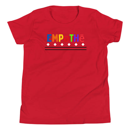 Empathy Youth Short Sleeve T-Shirt Red