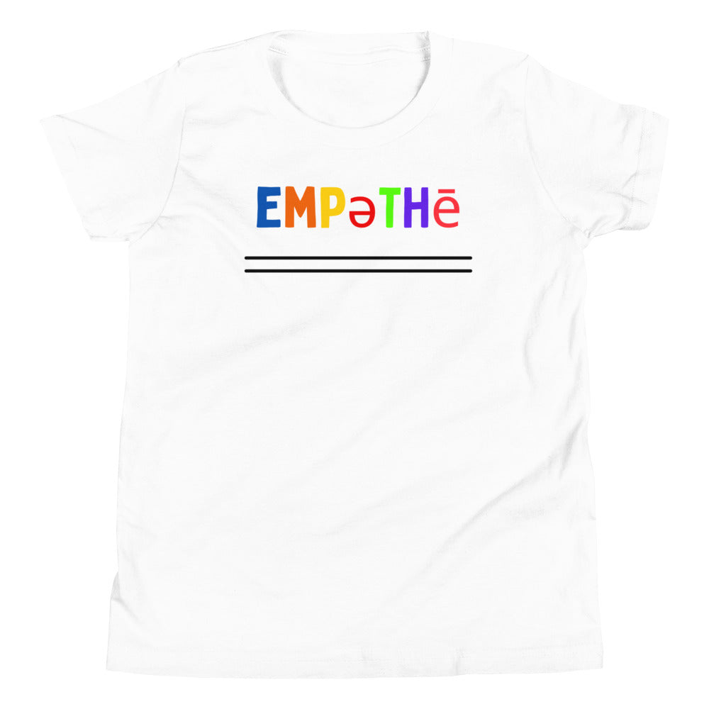 Empathy Youth Short Sleeve T-Shirt White